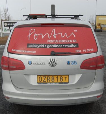 Perforerad fordonsdekor
